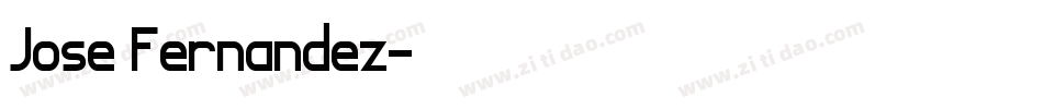 Jose Fernandez字体转换
